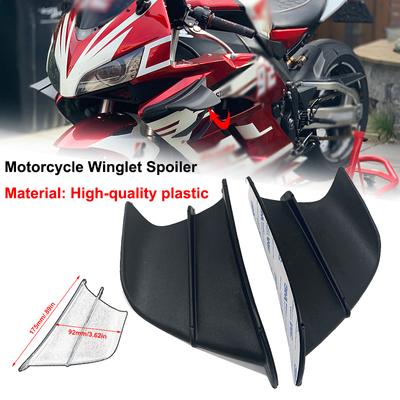 For HONDA CBR650R CBR650F CBR500R CBR1000RR Yamaha YZFR6 YZFR1 YZFR3 BWS JOG JOE GP Motorcycle Winglet Aerodynamic Wing