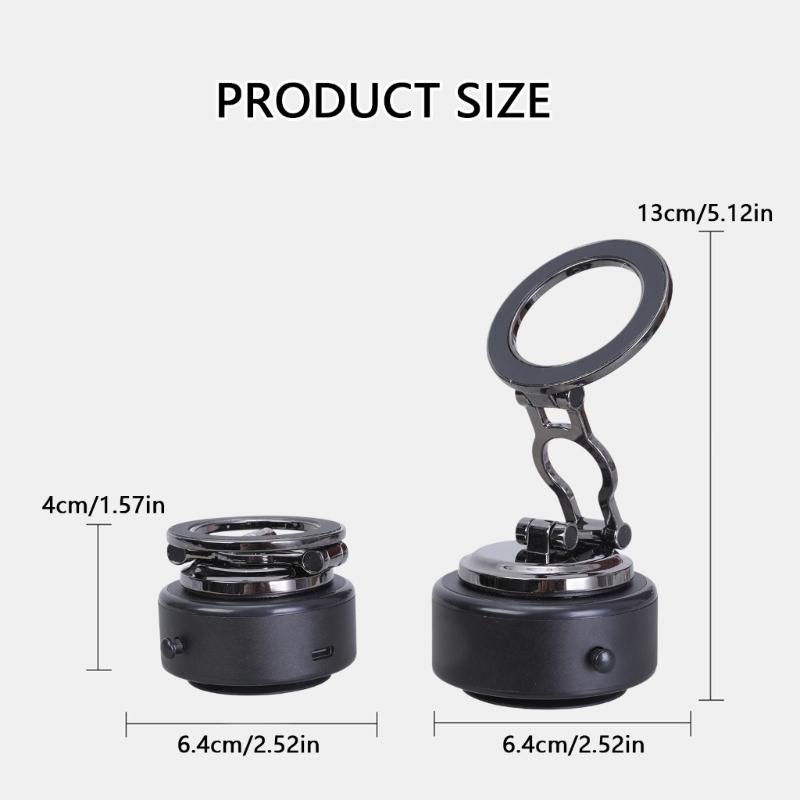 Vehicle Phone Mount Bracket Holder Vacuum Suction with Vacuum Attachment 360 Degree Rotation for Safe Driving Experience