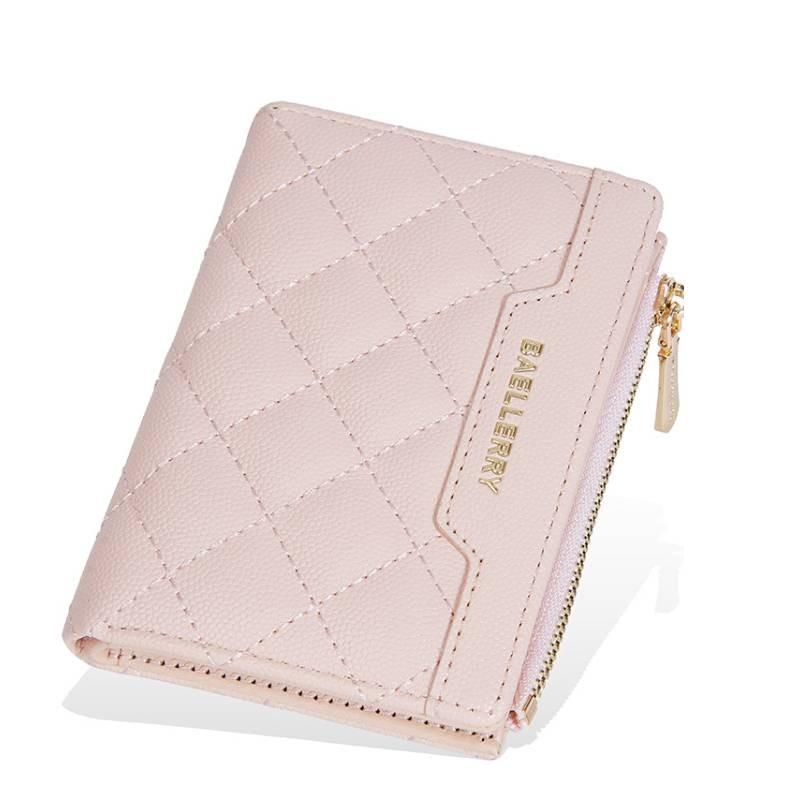 Crossborder Style Ladies Short Wallet With Pu Material And Multicard Slots For Daily Use