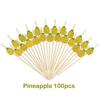 12cm 100pcs Bamboo Cocktail Sticks Pick Martini Drink Stick Picks Levo Bar Tool