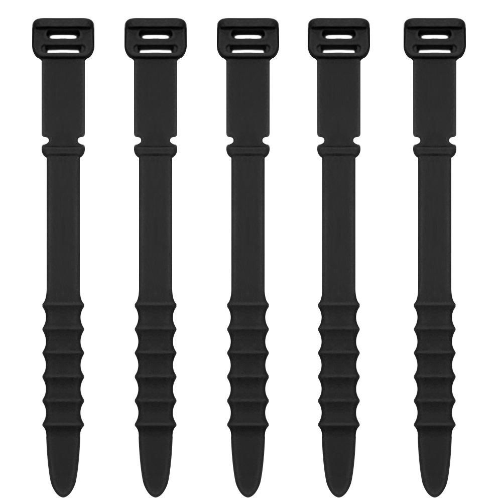 11/1/pcs Reusable Soft Silicone Fastening Cable Ties Cord Organizer for Earphone Mouse Cable Winder Portable Wire Organizer