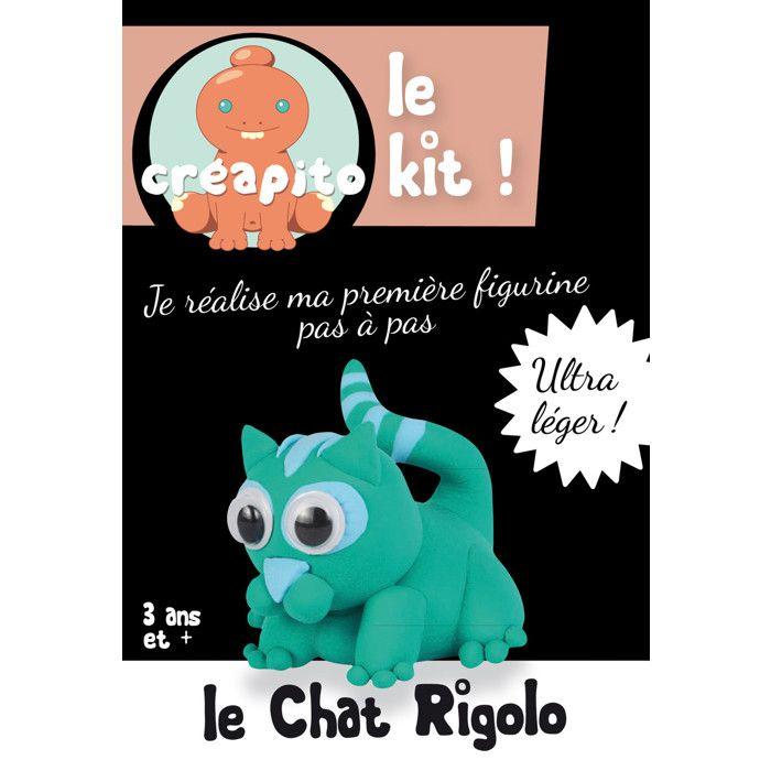 Kit Pâte à modeler enfant Creapito Chat rigolo