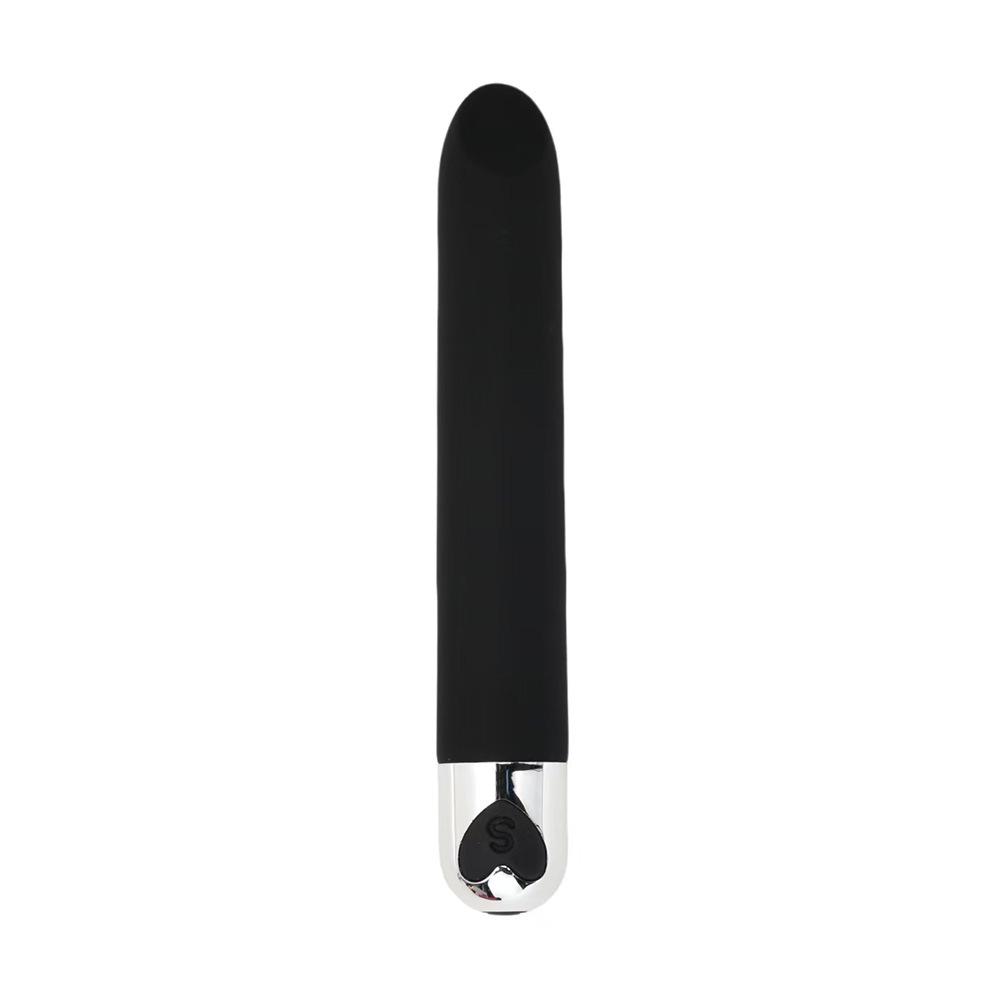 Women's Rechargeable Heart-Shaped Bullet Vibrator Wand