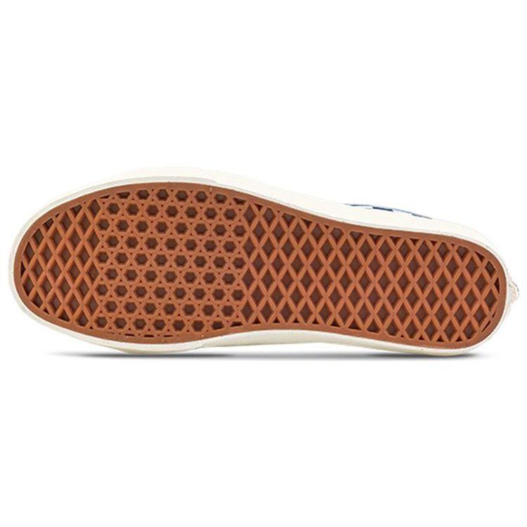 Vans Sk8 Classics Canvas Comfortable Versatile Durable High-Top Skate Shoes Unisex Sneakers Blue White VN0A32QG4M0