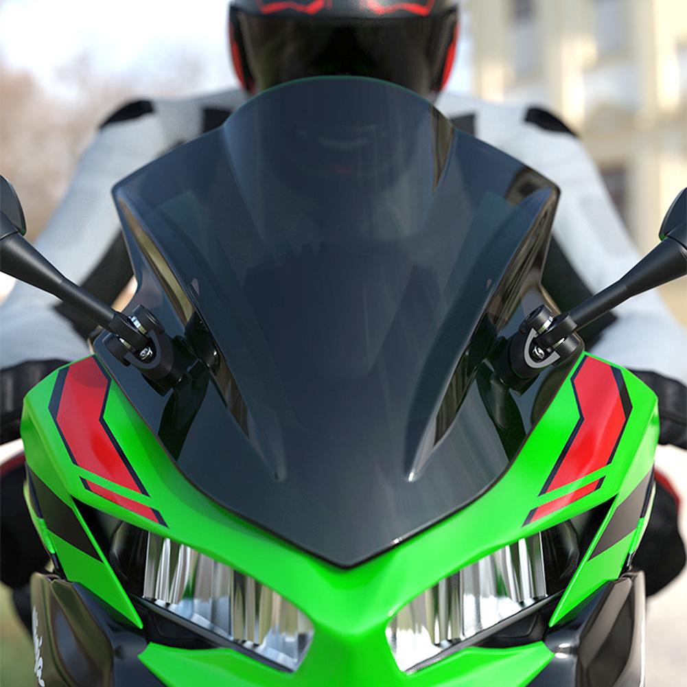 Motorcycle Windscreen Windshield Fairing Shield Sport Wind Protection for Kawasaki Ninja 250/EX300R/ZX300/Ninja Series 2013-2017