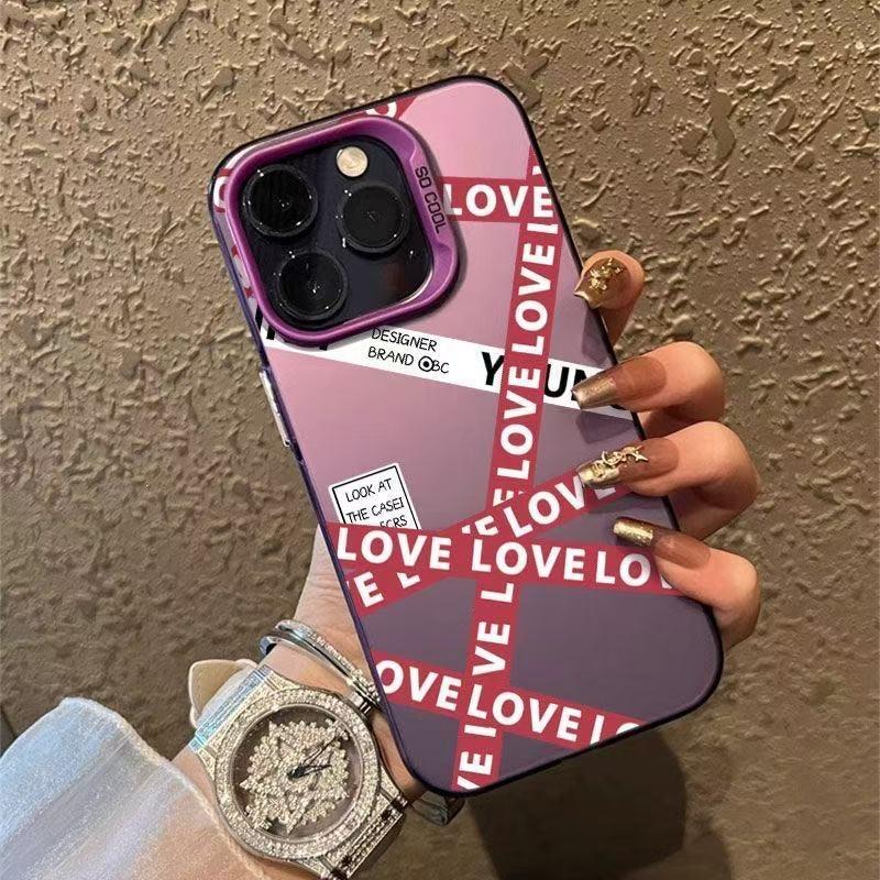 Trendy Label for iPhone 17 Pro Max Phone Case, iPhone 16 Pro/15/14 Drop Protection, Niche Brand.