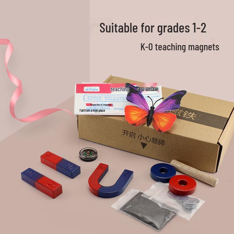 Educational Horseshoe and U-shaped Magnet Set for Kids