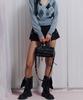 Illio Black Zipper Rider Mini Bag