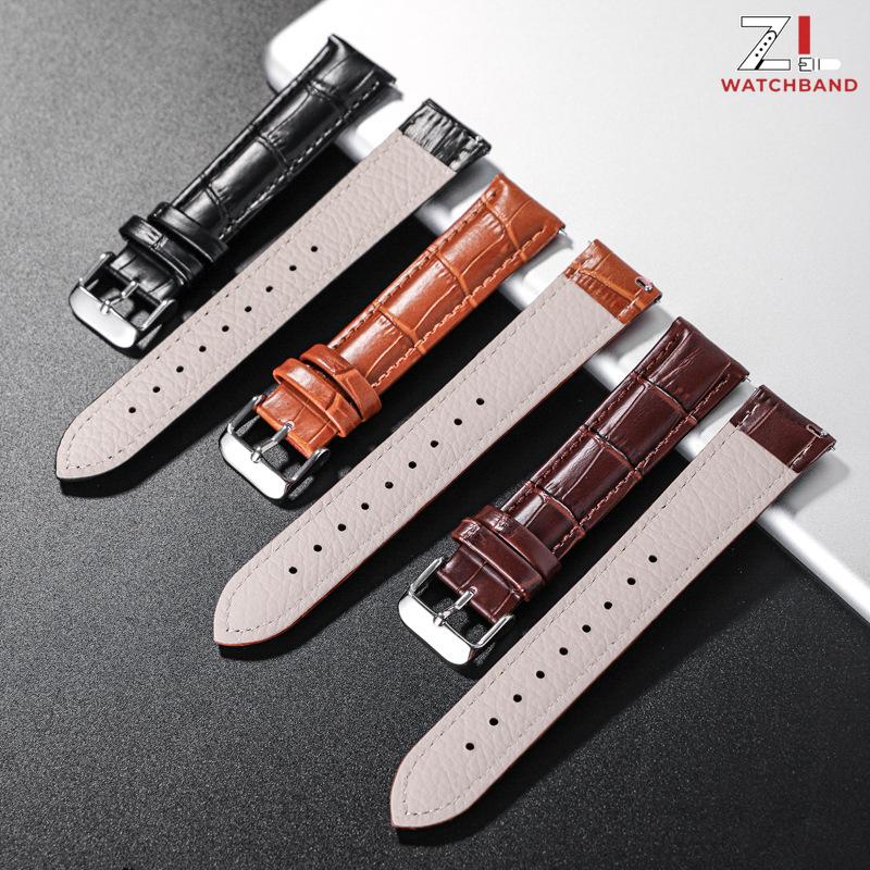 18mm 20mm 22mmLeather Watch Strap for Rolex for Seiko for Omega Replacement Bracelet Quick Release Universal Watchband Accessory