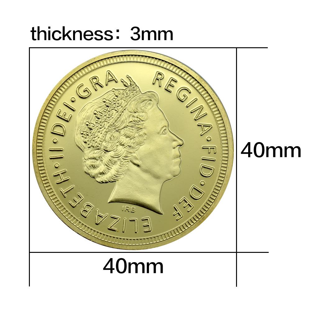 Queen of England, Elizabeth II, Metal Commemorative Coins, 5 Styles, Classic Challenge Coins, Essential Collection for Fans