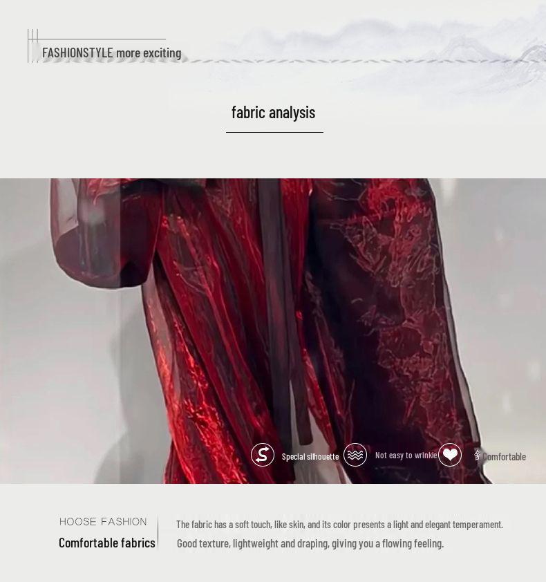 Zhi Jin Zeit der Streitenden Reiche Hanfu: Super Feenhafte Reproduktion mit geradem Saum - Absolut wunderschöner Umhang im chinesischen Stil