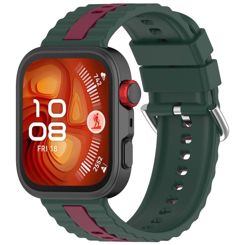 Silicone Wristband Double Color Bracelet for Huawei Watch Fit 4 Pro/4/3 Smart Watch Accessories