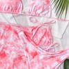 Women's Bikini Swimsuit Split Three-piece Swimsuit Tie-dye 4 Color