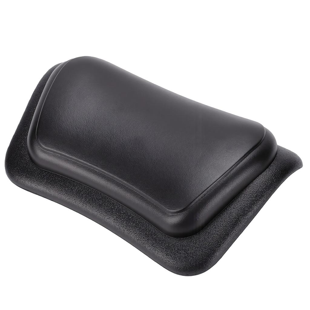 PU Badkuipkussen met Sterke Zuignap Ergonomisch Ruime Ondersteuning Badkuip Nekkussen Zwart Lengte 31cm Breedte 20cm