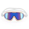 New Adult Large-frame Electroplated Colorful Swimming Goggles, Silicone Anti-fog, Waterproof, High-definition, UV Protection