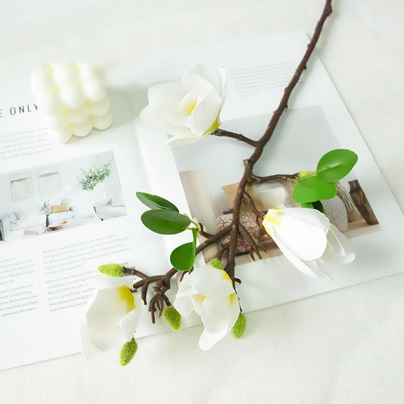 Artificial Flower Realistic Design Flower Bouquet Silk Flower Long-lasting For Living Room Gift Wedding Decoration