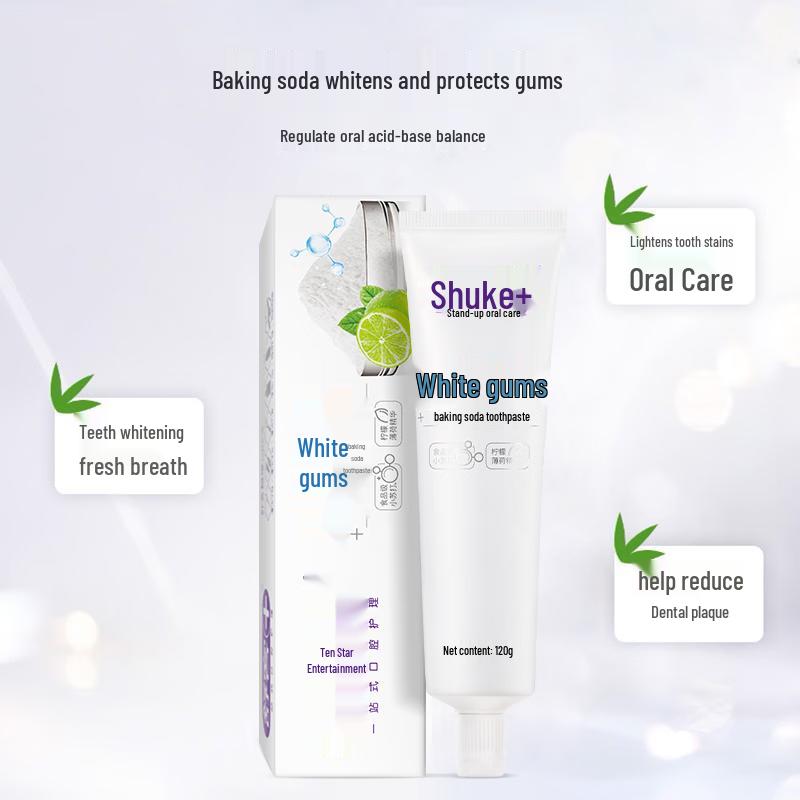 Shuke Baking Soda Toothpaste & Toothbrush Set
