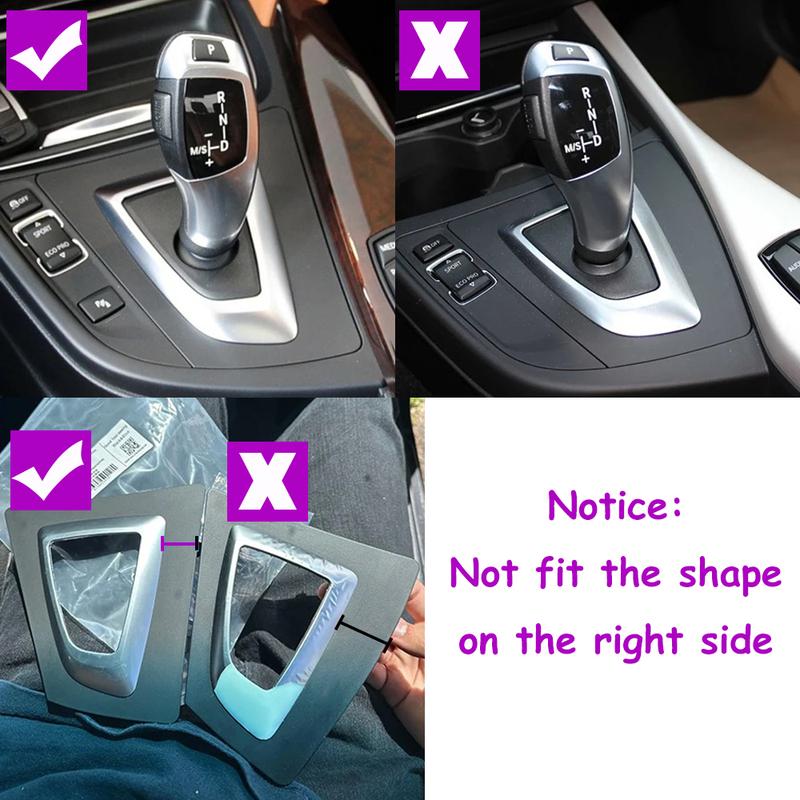 LHD F30 F31 F34 F35 F32 F33 F36 Car Shift Lever Bezel Trim Gear Selector Switch Shifter Cover For BMW 3 4 Series 51169234131