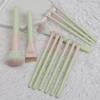 10/12 Pcs Crescent-Shaped Makeup Brushes Complete Set Of Foundation Loose Powder Blush Concealer Eye Shadow Professional Set
