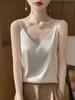 Women's V-Neck Ice Silk Camisole Vest - 2025 Summer Collection