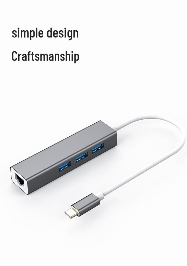 Dual Interface USB-C 3.0 to RJ45 Gigabit Ethernet Adapter for Laptops