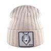 Hats For Knitted Fashion New Men Women Wolf Pattern Skullies Beanies Unisex Knitting Streetwear Hip Hop Bonnet Caps Kpop Gorras