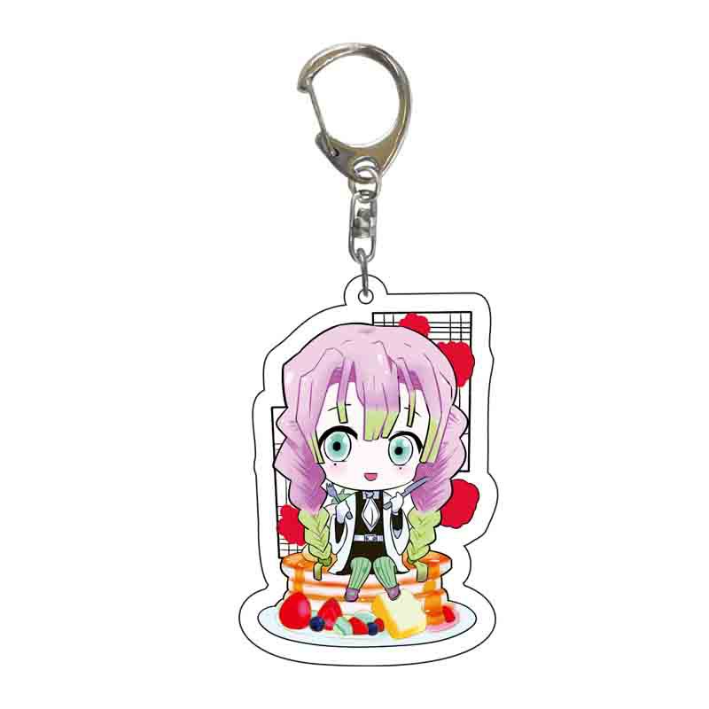 Demon Slayer Kimetsu No Yaiba Infinity Castle Acrylic Key Ring Kamado Nezuko Tokitou Muichirou Action Model Figure Toys Premium Quality