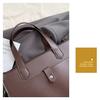 Vintage große Leder-Tragetasche Damen-Handtasche