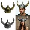 Starožitný Vikingový Rohový Klobouk Helma Halloween Cosplay Maškarní Býčí Dekorace Cosplay Kostým Rekvizita