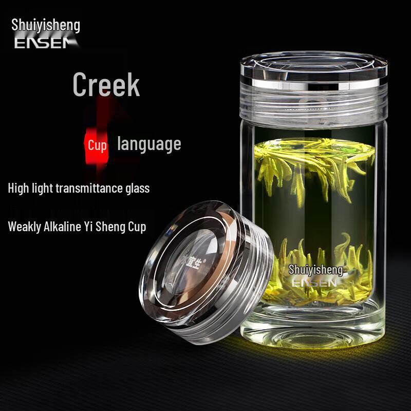 Shui Yi Sheng G506 Double-Layer Glass Tea Infuser Cup