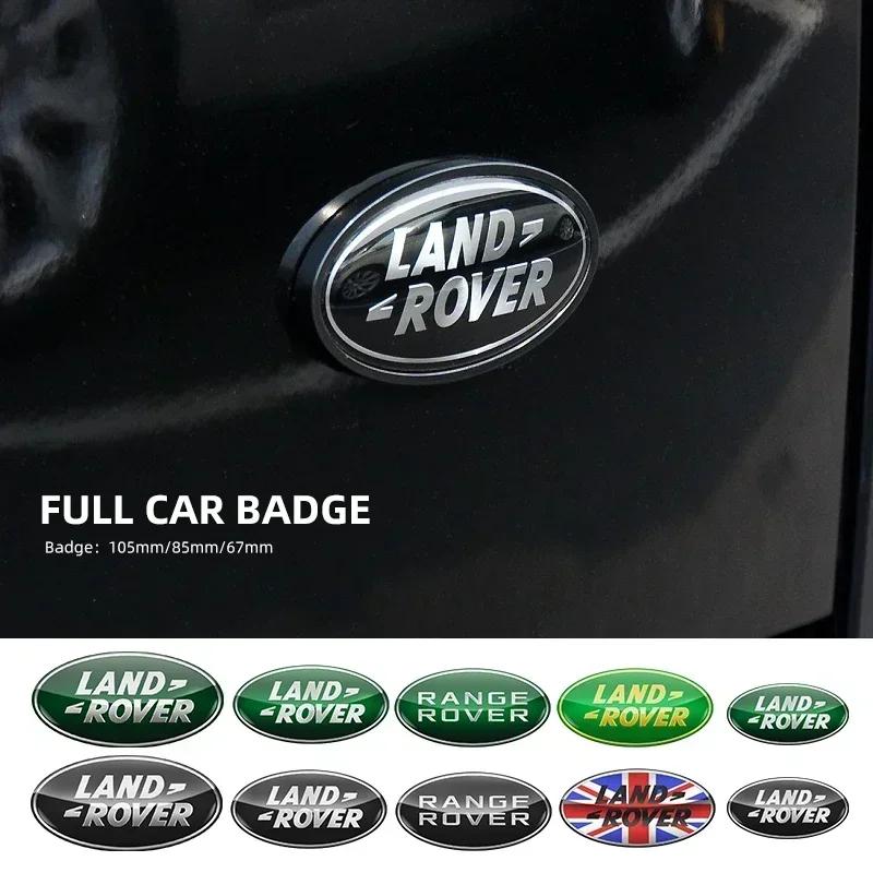 67mm 72mm 85mm 105mm Car Front Grille Trunk Badge Sticker Body Sticker Land Rover Range Rover Evoque Discovery L322 Defender XS5