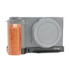 Wood Camera Handle Handgrip Quick Release Plate Compatible for ZVE10 Cameras Grip for Universal Use in Photography