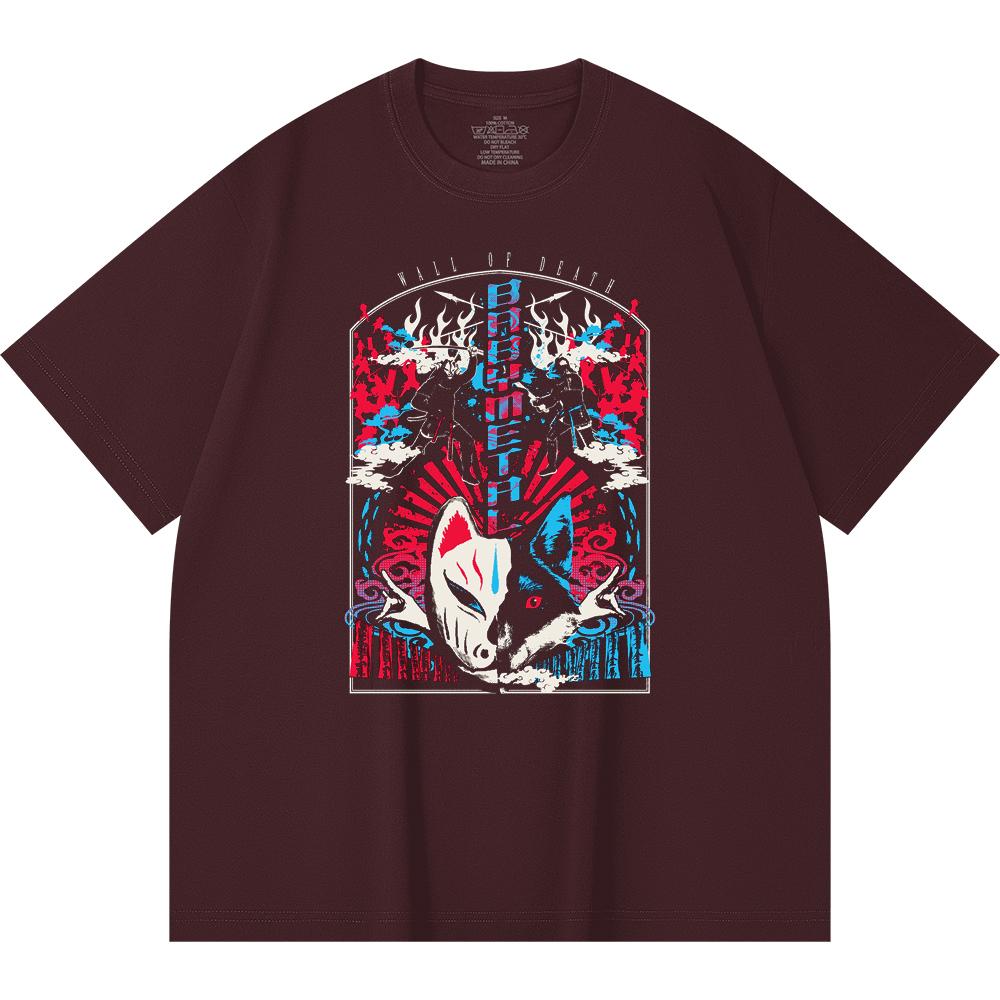 230 Gsm 100% Cotton Heavy Metal T-Shirt  Rock Band Popular Music Print Unisex Heavy Cotton T Shirt