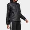 Adidas Essentials Linear Windbreaker Jacket With Logo Print Women Jackets Black DP2408