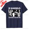 RIP Leggenda Dangelo Design Maglietta di Tutti gli Album Tour Brown Sugar Merch Concerti Rap Retrò Tee Anni '90 R&B Anni 2000 Musica Magliette in Cotone