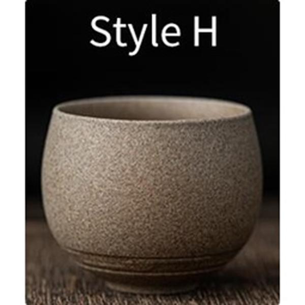 80ml Ceramic Tea Cup Japanese Style Ancient Style Kung Fu Tea Set