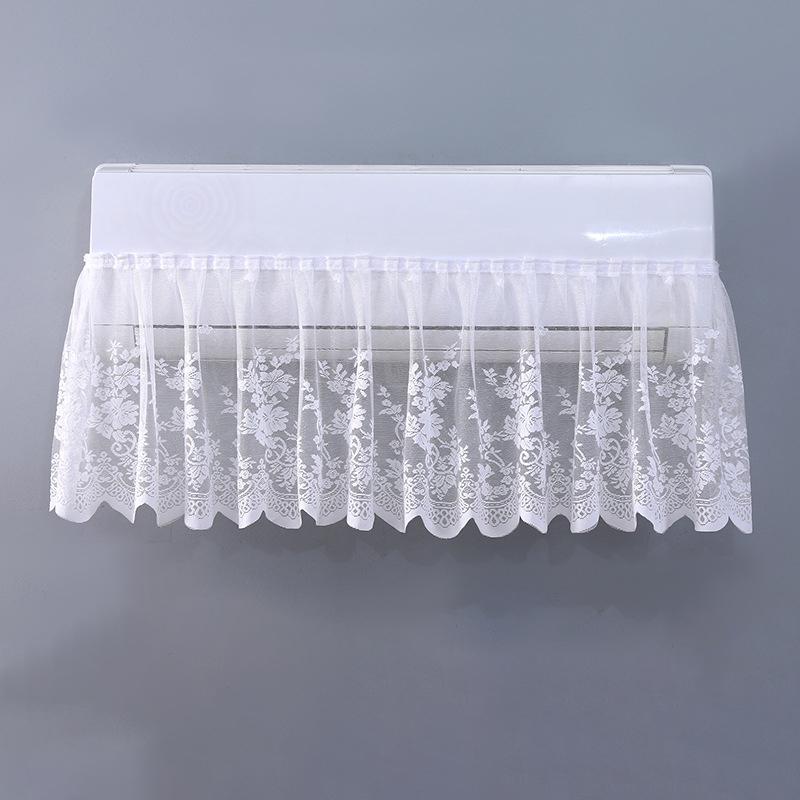 1PC Windshield Curtain Bedroom Air Conditioner Cover Cloth Dust-proof Lace Anti-direct Blowing Air Conditioner Household