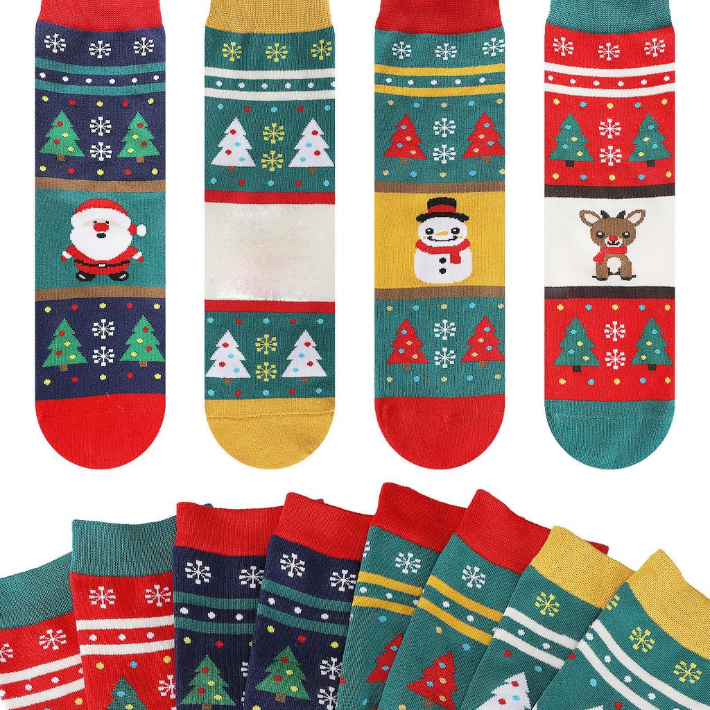 Women's Socks, Mid-calf Socks, Fun Socks, Women's Novelty, Fashionable, Cute Cartoon Socks