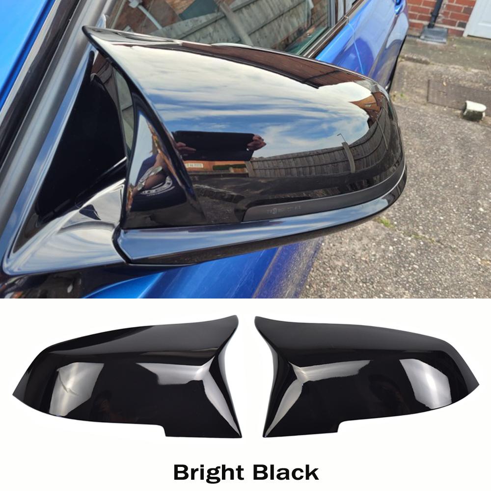 

Glossy Black Side Wing Rear View Mirror Case Cover For BMW serie 1 2 3 4 F20 F21 F22 F30 F32 F36 X1 F87 M3 Rearview Mirror Cover Glossy Black