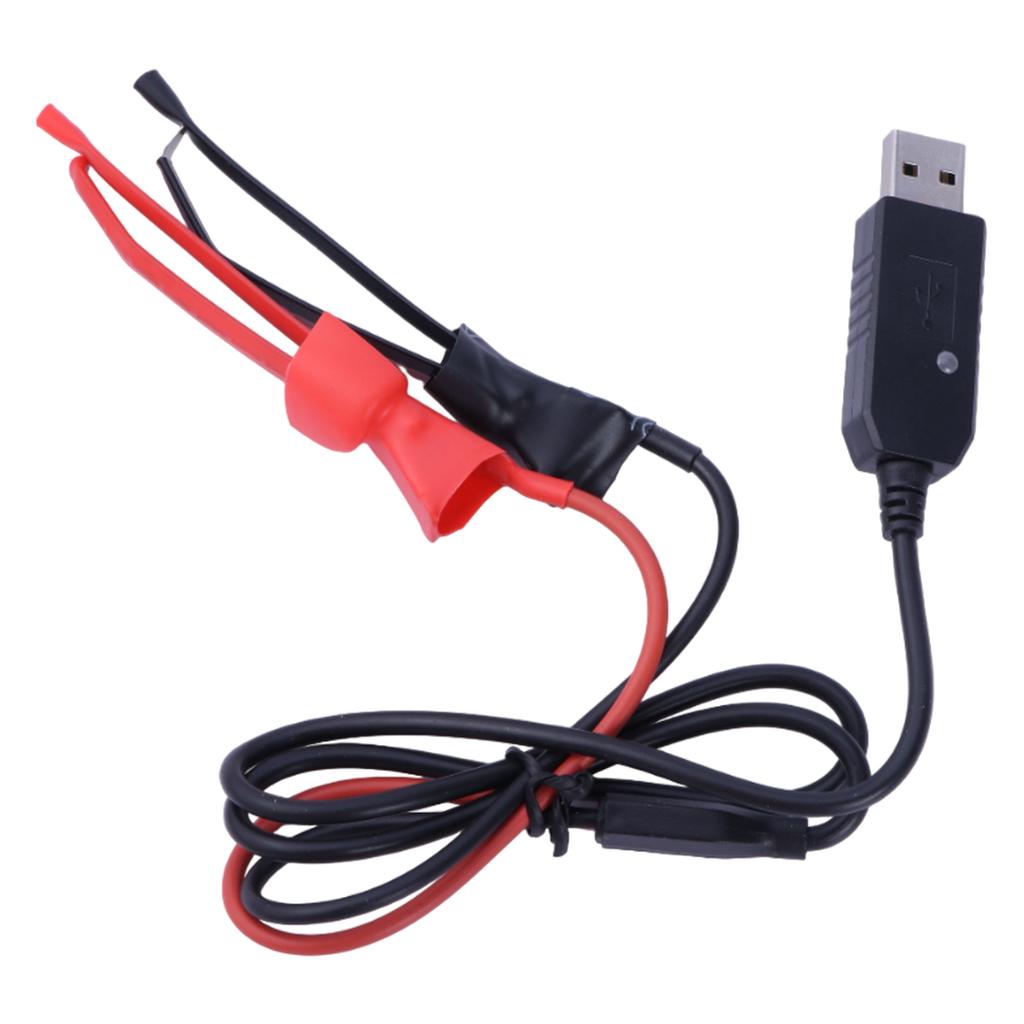USB Ladekabel für UV-5R UV-82 BF-888S TYT-Retevis Funkgerät Transceiver Ladeclip Klemme mit Kontrollleuchte