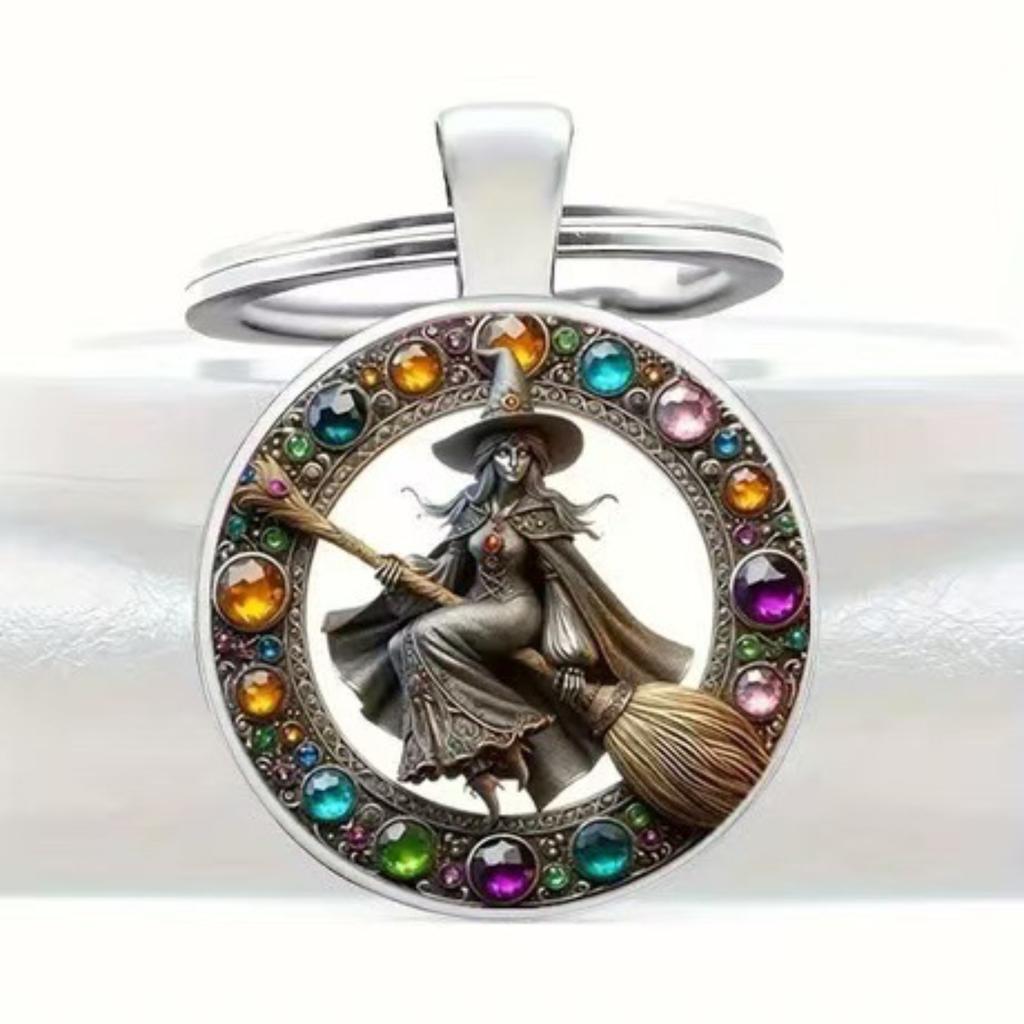 Abzeichen Zeit Edelstein Schlüsselanhänger Anhänger Cross Border Zubehör Metall Schlüsselanhänger