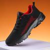 Large size spring men's and women's sports shoes off-road running shoes breathable and lightweight fly-woven mesh shoes couple running shoes