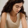 Three Layer Pearl Starfish Pendant Necklace Vintage Shell Spiral Necklace Women Jewelry
