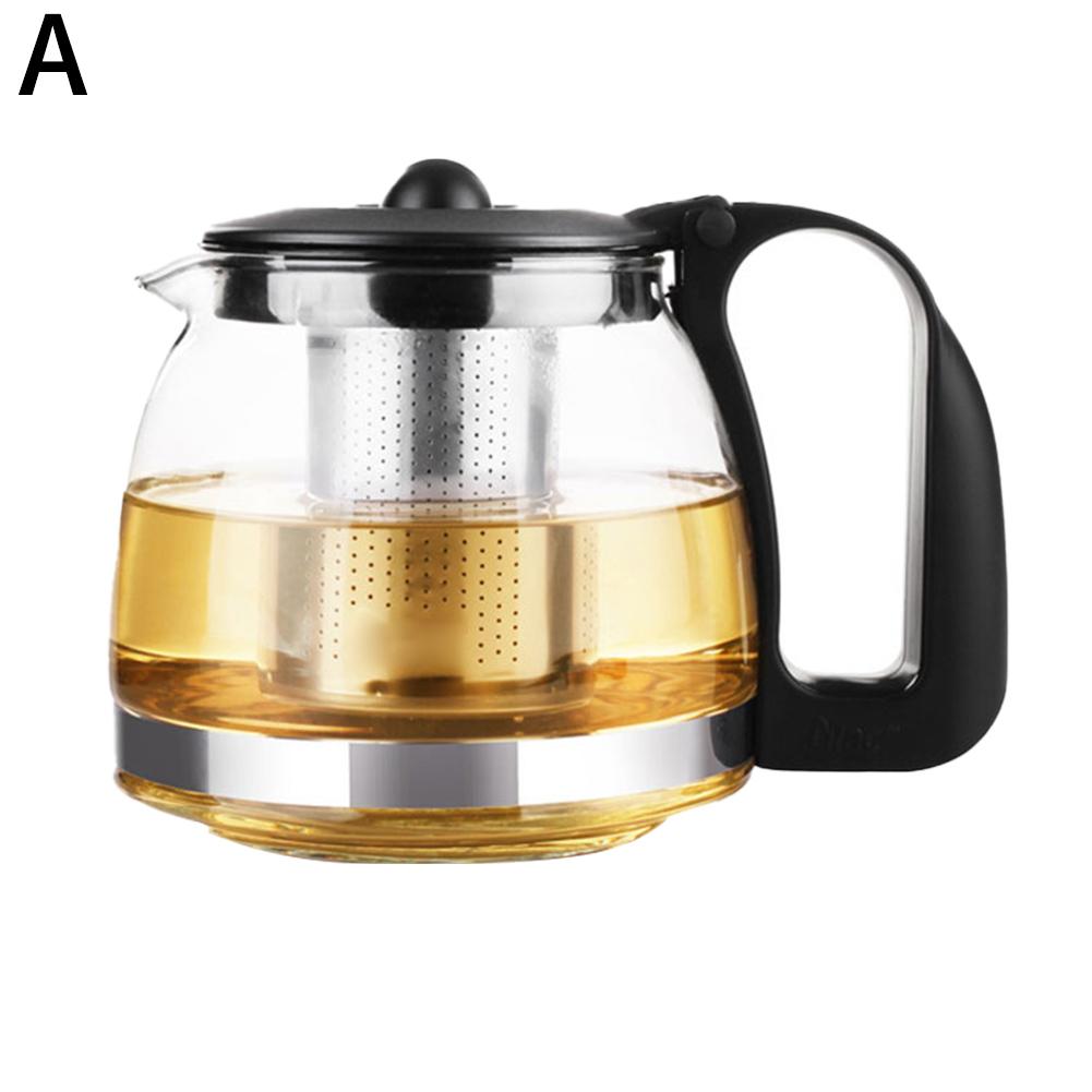 0.7L/ 1.5L Heat Resistant Kitchen Supplies Tea For Teapots Home Garden Kitchen,Dining Bar Teaware Tea Glass Teapot Tea Kettle