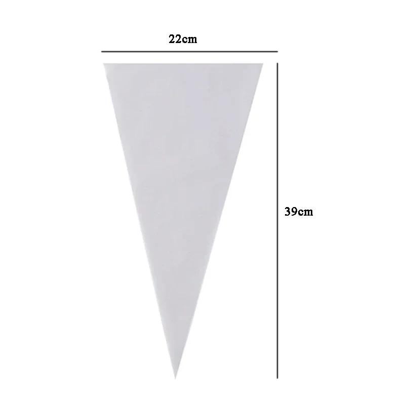 100pcs Cake Cream Bags Disposable Piping Bags Pastry Bags Cream Decoration Home Kitchen Bakery Accessories Cake Decorating Tools