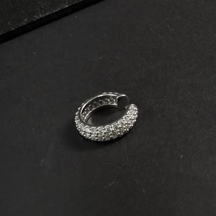 925 Glow Pave Earcuff