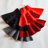 Baby Girls Pleated Tutu Skirts Children Pearls High Waist Knitted Skirt 2-10Years Kids Clothes Winter Autumn