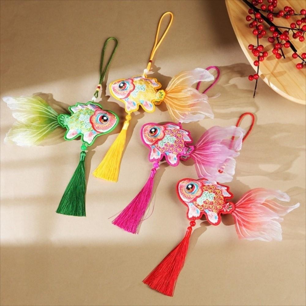 Goldfish New Year Koi Fish Decoration Tassel LED Hanging Ornaments  Party Decoration