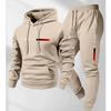 Mens Hooded Oversized Sweatshirt Set Long Sleeve Top Pants Casual Sportswear