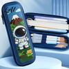 Durable School Supplies Pouch Kids Pencil Case with Multi Compartment Astronaut/Rabbit/Panda/Cat Cartoon Back To Gift for Girls Pattern Print